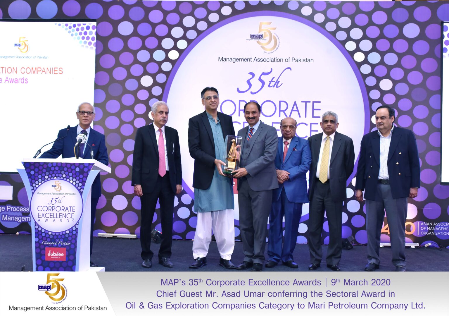 MEL Wins 1st Prize for Management Practices (Oil & Gas Sector) at 35th Corporate Excellence Awards